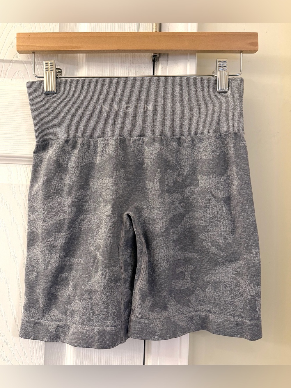 NVGTN Gray Camo Seamless Shorts